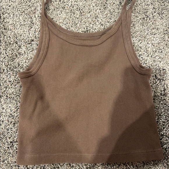 Brown Cami Tank Top - Picture 2 of 3